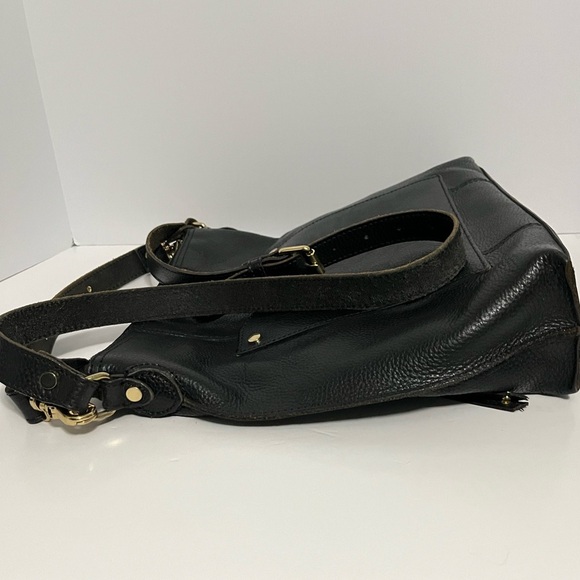 Abercrombie and Fitch Satchel Black Leather Bag - Picture 7 of 14